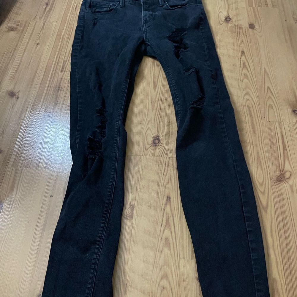 Mudd Black Low Rise Skinny Jeans
